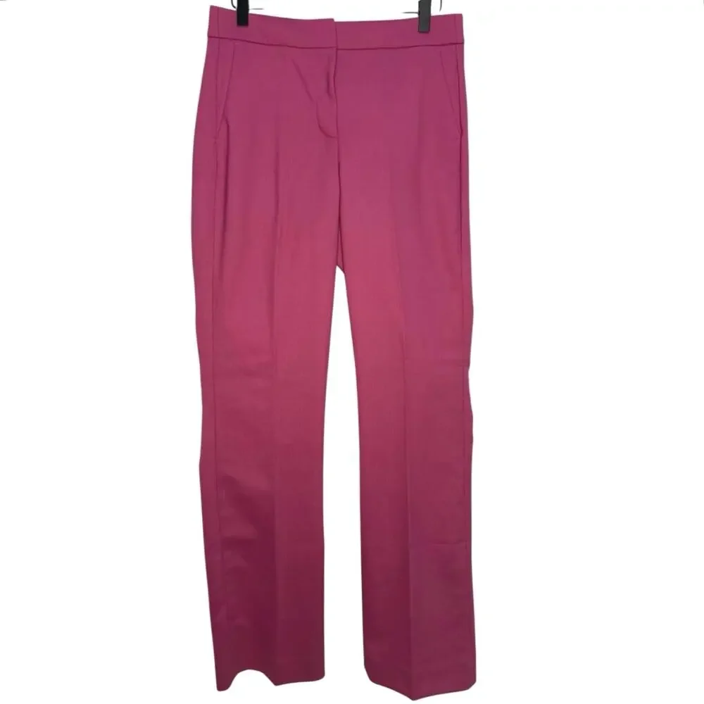 J. Crew‎ Willa Full Length Flare Pant Italian City Wool Blend Trousers Size 4